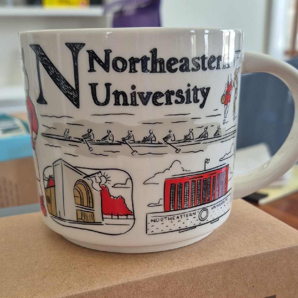 Starbucks Campus Collection NORTHEASTERN UNIVERSITY Mug  NIB!